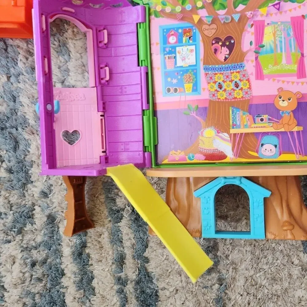 Barbie Brand 7 Piece Play Structures Lot GUC